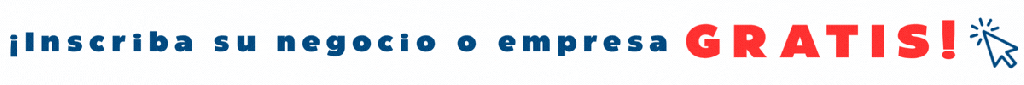 Texto promocional que invita a inscribir un negocio o empresa de forma gratuita.